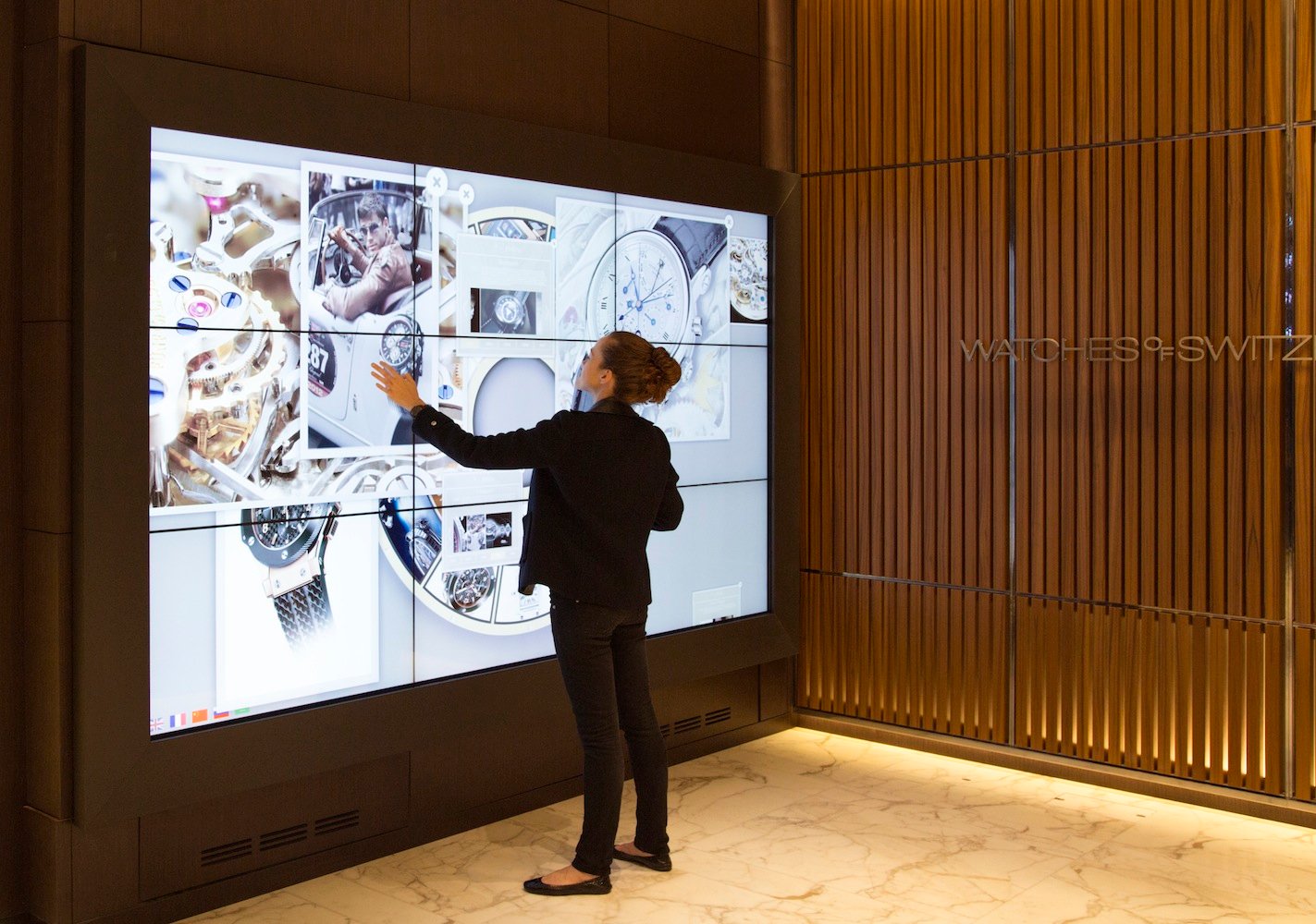 Interactive Touch LED Display Engaging Visual Solutions by Elpro Technologies