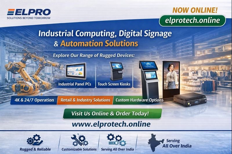 New Launch: Elpro Technologies Online Store – One Destination for Industrial Computing, Kiosks, Digital Signage & Automation Product Solutions