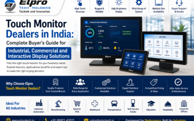 Touch Monitor Dealers in India: Complete Buyer’s Guide for Industrial, Commercial and Interactive Display Solutions