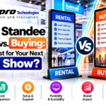 Digital Standee Rental vs. Buying: Which Is Best for Your Next Trade Show?