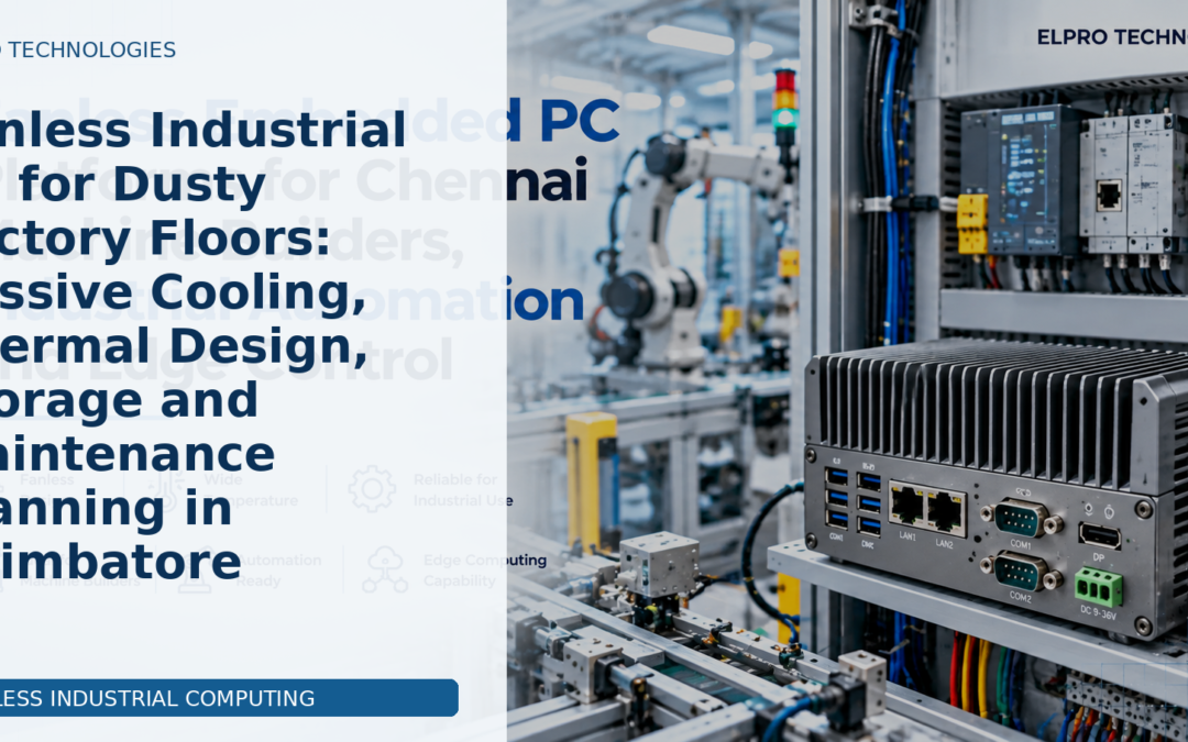 Fanless Industrial PC for Dusty Factory Floors: Passive Cooling, Thermal Design, Storage and Maintenance Planning in Coimbatore