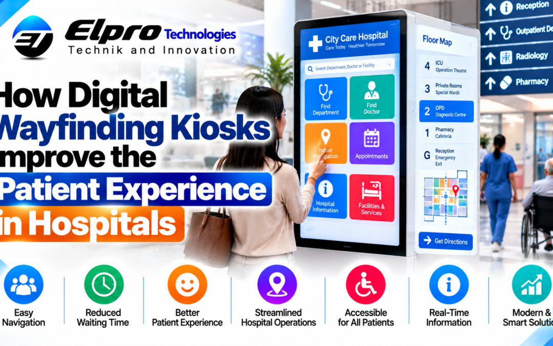 How Digital Wayfinding Kiosks Improve the Patient Experience in Hospitals