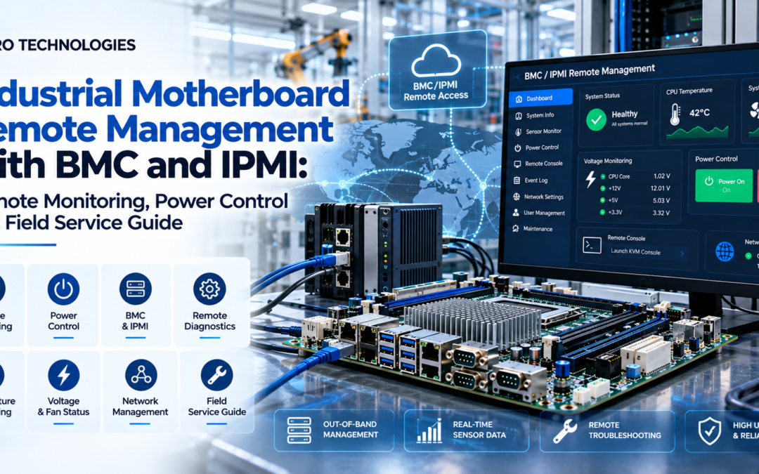 Industrial Motherboard Remote Management with BMC and IPMI: Remote Monitoring, Power Control and Field Service Guide