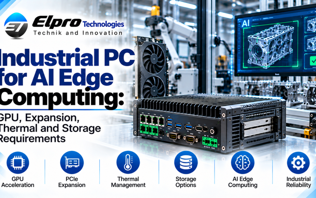 Industrial PC for AI Edge Computing: GPU, Expansion, Thermal and Storage Requirements
