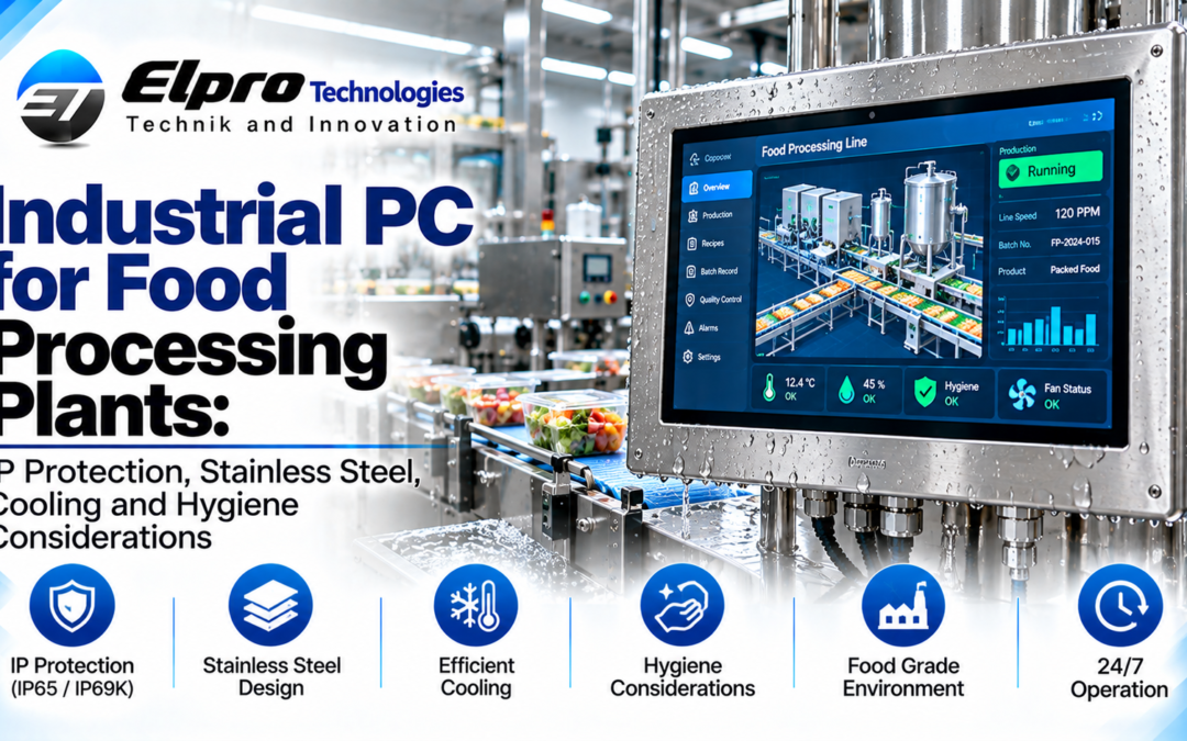 Industrial PC for Food Processing Plants: IP Protection, Stainless Steel, Cooling and Hygiene Considerations