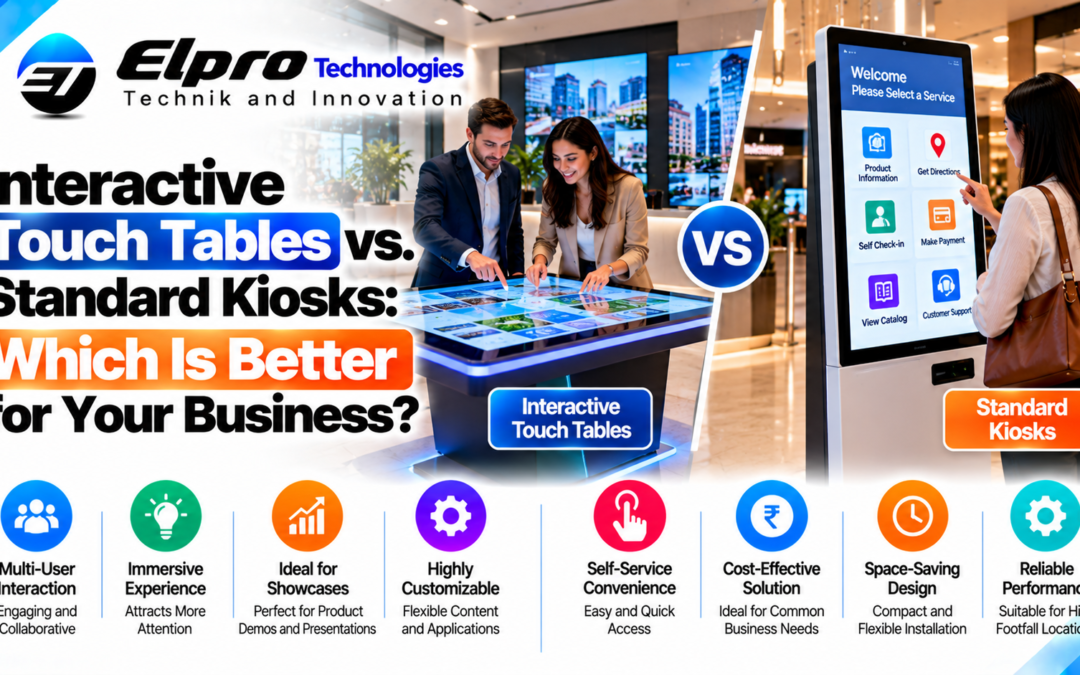 Interactive Touch Tables vs. Standard Kiosks: Which Is Better for Your Business?