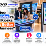 Interactive Touch Tables vs. Standard Kiosks: Which Is Better for Your Business? - Elpro Technologies
