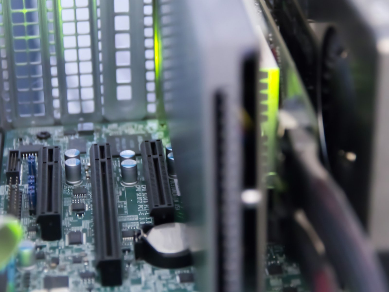 Computer storage and expansion hardware illustrating NVMe and SATA interfaces