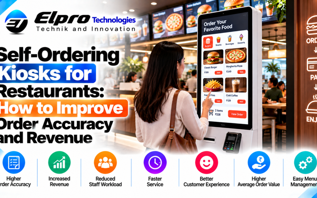Self-Ordering Kiosks for Restaurants: How to Improve Order Accuracy and Revenue