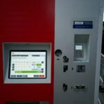 Automated ticketing kiosk equipment representing industrial technology in Mumbai