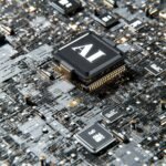 AI processor and GPU technology representing edge AI computing