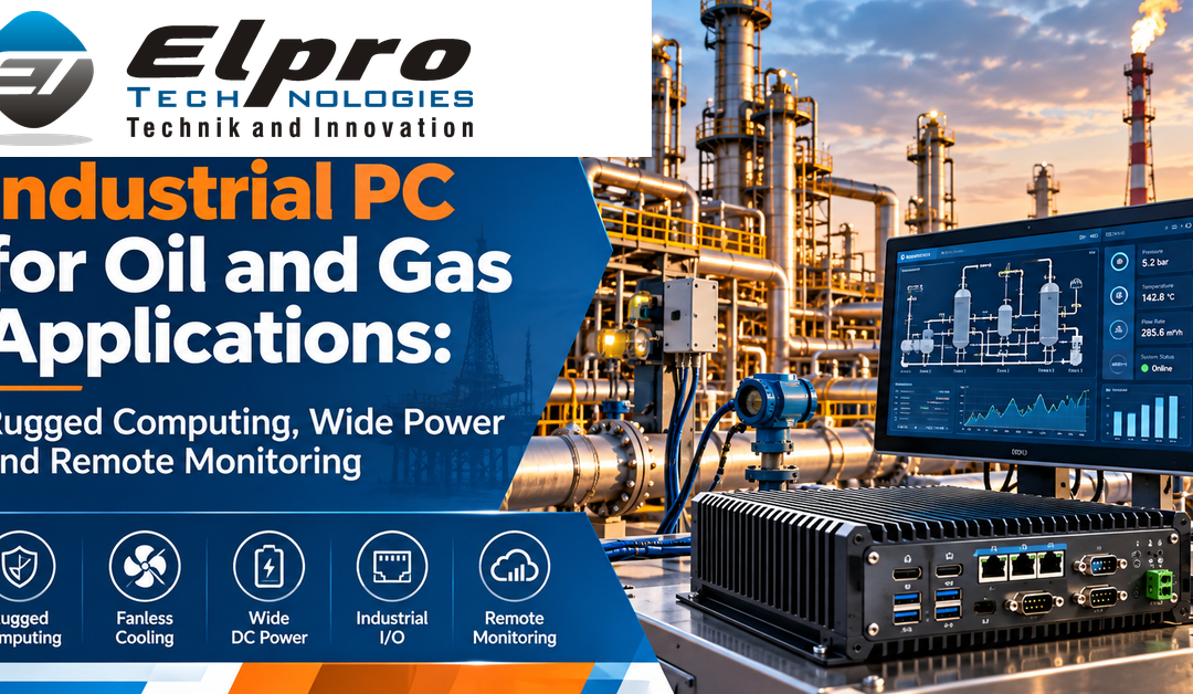 Industrial PC for Oil and Gas Applications: Rugged Computing, Wide Power and Remote Monitoring