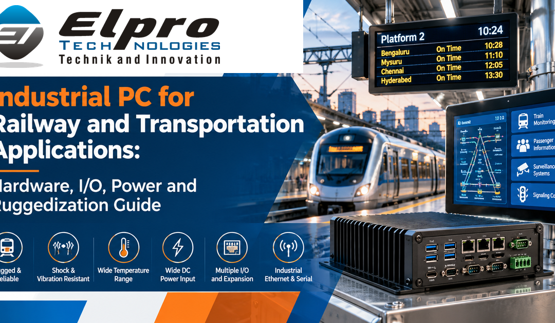 Industrial PC for Railway and Transportation Applications: Hardware, I/O, Power and Ruggedization Guide